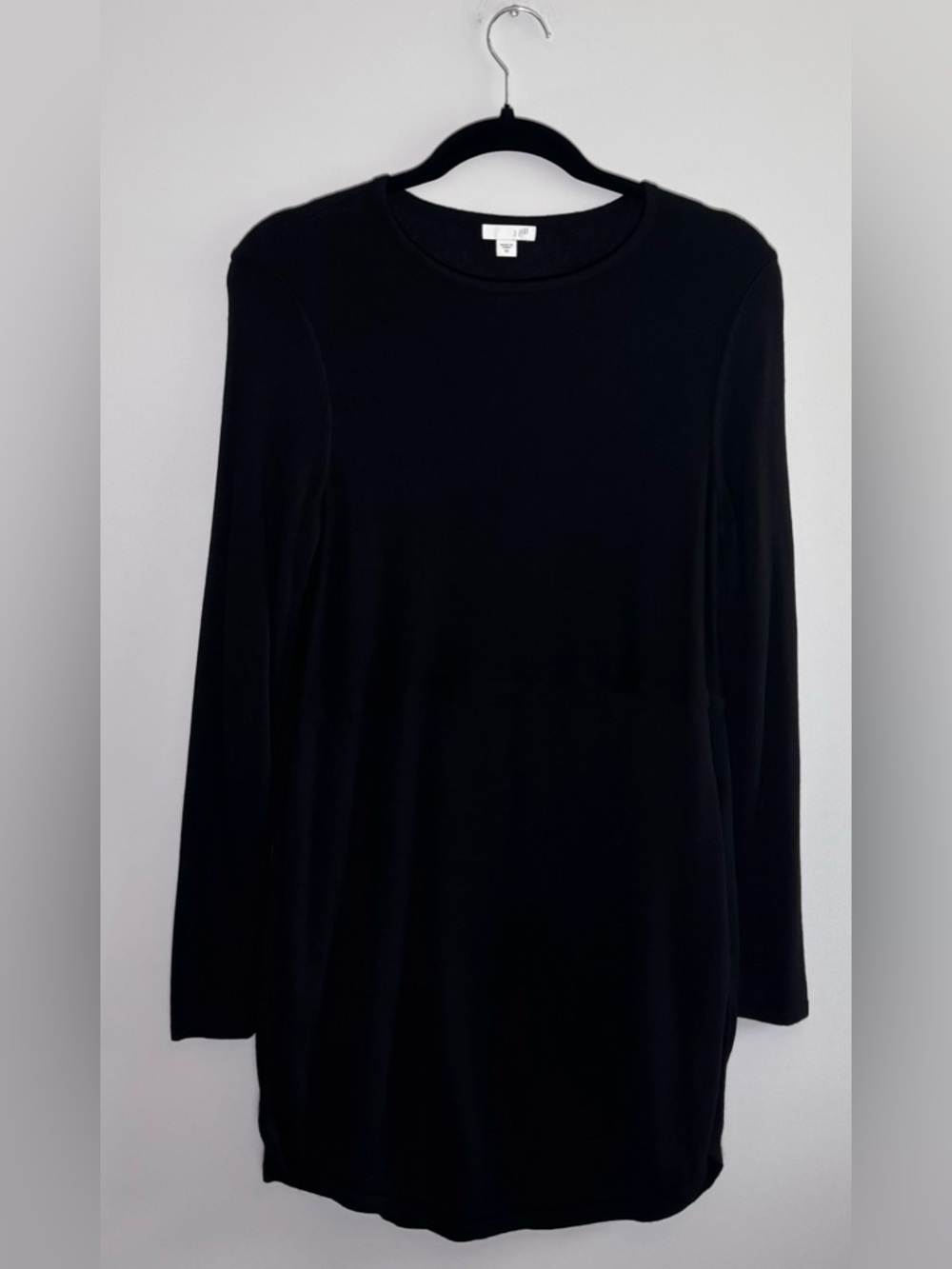 J.Jill Black Wool Blend Long Sleeve Tunic Mini Dress – Size XS - Picture 1 of 5